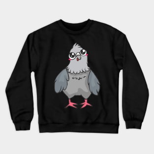 Dove peace faithful white gray bird love Crewneck Sweatshirt